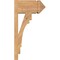 Ekena Millwork Merced Arts & Crafts Smooth Outlooker, Western Red Cedar, 7 1/2"W x 14"D x 26"H OUT08X14X26MRC03SWR - alternate 3